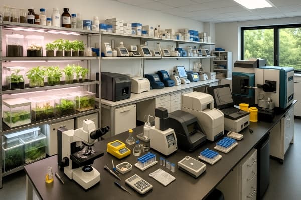 Boues et graisses de STEP montrant la séparation des phases et la nature des intrants