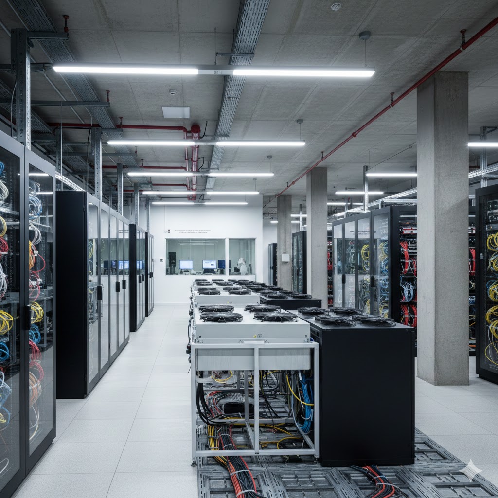 Informatique : infrastructure de salle de serveurs (data center)